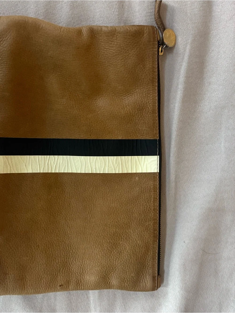 Clare V. sleek tan